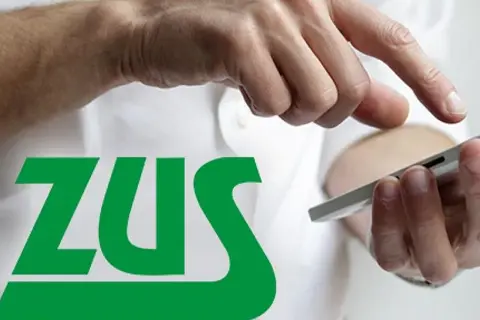 ZUS. Dłonie obsługują smartfon, symbolizując łatwy dostęp do informacji o rencie chorobowej po 50 roku życia.