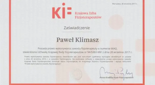 Czy technik fizjoterapii ma prawo wykonywania zawodu i co to oznacza?