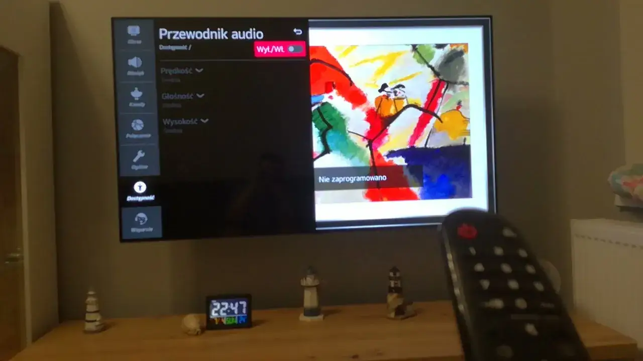 Zdjęcie Jak wyłączyć tryb dla niewidomych w telewizorze LG - proste kroki